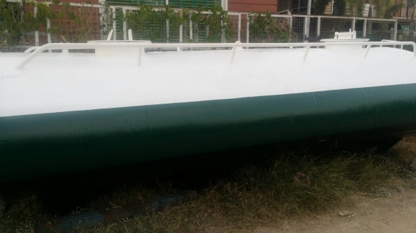 ถังน้ำมัน 12000 ลิตร เหล็กหนา สภาพแจ่ม สีเขียวเหนี่ยวทรัพย์ รีบมารับไปครับ