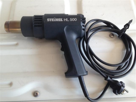 เครื่องเป่าลมร้อน และ เชื่อมพลาสติก ยี่ห้อ STEINEL รุ่น HL500  Made in Germany