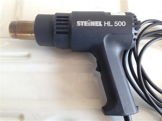 เครื่องเป่าลมร้อน และ เชื่อมพลาสติก ยี่ห้อ STEINEL รุ่น HL500 Made in Germany เครื่องเป่าลมร้อน และ เชื่อมพลาสติก ยี่ห้อ STEINEL รุ่น HL500 Made in Germany
