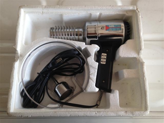 เครื่องเป่าลมร้อน เชื่อมพลาสติก ยี่ห้อ SURE รุ่นPJ-206A Made in Japan