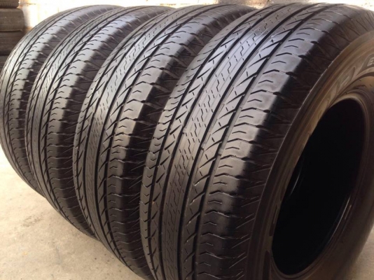 ยาง Bridgstone ep850 265-70-16 ปี 15 ครบชุด 4 เส้น 7500  สภาพสวยๆไม่บวมไม่กินข้าง ดอกยางเหลือเยอะเอาไปวิ่งกันใด้อีกยาวค่ะ