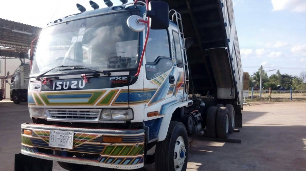 ขายด่วน ISUZU FXZ23 NPF 270 แรง กระบะดั้มสามมิตรลอนเฉียง เครื่องเกียร์แน่นดีเยี่ยม เกียร์คูลเลอร์ แอ