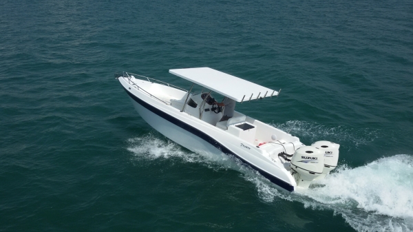 ขายเรือไฟเบอร์ 29 ฟุต หล่อใหม่ Boat for Sale 29F