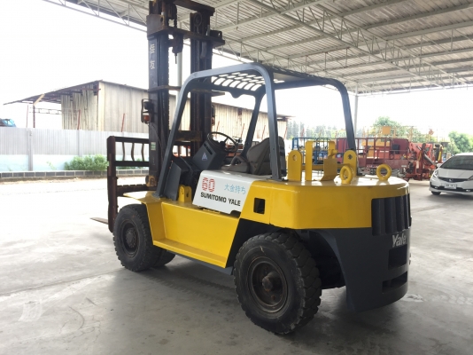 รถฟอร์คลิฟต์ SUMITOMOรุ่นFD60P นำเข้าญี่ปุ่น ยกได้6ตันเสาสูง4เมตร เกียร์ออโต้ งายาว2เมตรเครื่องดีเซล6สูบ สภาพดีพร้อมใช้งาน