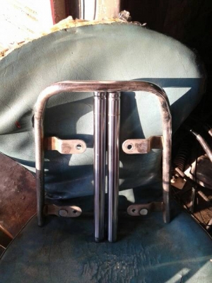 แกนโช้คและเหล็กท้ายเบาะ