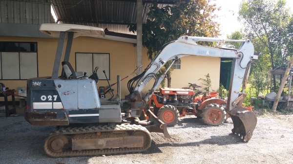 คูโบต้า k027 เท่าpc30 เก่านอก ยังไม่เคยใช้งานในไทย1800 ชม.พร้อมใช้