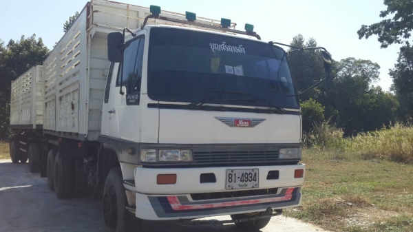 ขายด่วน HINO FM2K 260แรง สภาพพร้อมใช้งาน แม่ลูกดั้ม เครื่องเกียร์ดี คัชชีสวย ยางพร้อมใช้งาน เอกสารเล