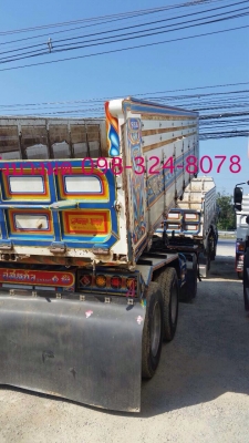 ขายรถพ่วงดัมพ์ ISUZU เครื่อง 360 แรง ปี 56 ดัมพ์มิเนียมอู่สหกิจ ลูก 3 เพลาแท้ รถมือเดียว ไมล์สองแสน ทะเบียนพร้อม ขายรถพ่วงดัมพ์ ISUZU เครื่อง 360 แรง ปี 56 ดัมพ์มิเนียมอู่สหกิจ ลูก 3 เพลาแท้ รถมือเดียว ไมล์สองแสน ทะเบียนพร้อม