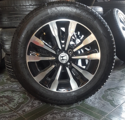 ขายล้อHONDA City 15 หน้าเงาดำ ยางปี 14 4 ล้อ