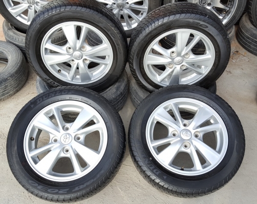 ขายล้อTOYOTA Avanza 15 4รู114 ยางปี14 4 ล้อ