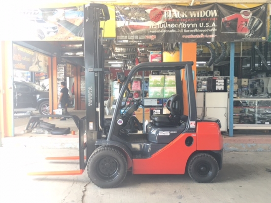ขายรถโฟลคลิฟท์ TOYOTA 02-8FD25  , เสายกสูง 7 เมตร ,เครื่องยนต์ดีเซลรุ่นใหม่ 1DZIII  รถนำเข้าแท้จากญี่ปุ่น 100\% ( สเปกเสาสูง  7 เมตร หายากมากครับ )