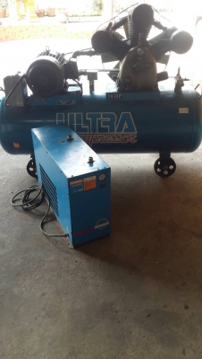 ขายปั๊มลมSWAN ขนาด 10 แรง พร้อม AIR DRYER