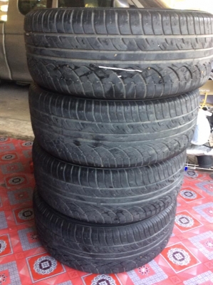 ขายคับขายTE37 กว้าง7นิ้ว4รู100งานเลนโซ่ พร้อมยาง