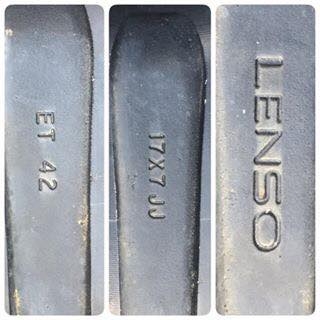 ขายล้อแม็กเปล่า Lenso ขอบ17 4 วง ราคา 3,500บาท