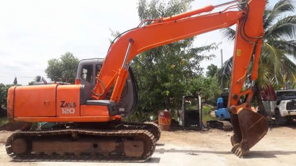 ขาย  HITACHI  ZX120-1  มีลายแย๊ก...เก่าญี่ปุ่นแท้...สภาพสวย...เอกสารอินวอยนำเข้า..พร้อมทำเล่ม...โทร...089-4