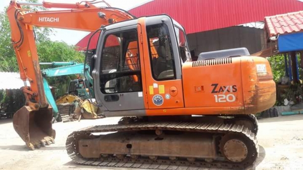 ขาย  HITACHI  ZX120-1  มีลายแย๊ก...เก่าญี่ปุ่นแท้...สภาพสวย...เอกสารอินวอยนำเข้า..พร้อมทำเล่ม...โทร...089-4