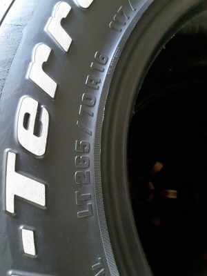 BF All USA. 265-75-16 ปี12 สภาพสวยๆ 1ชุด BF All USA. 265-75-16 ปี12 สภาพสวยๆ 1ชุด