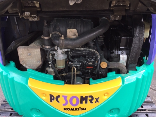 รถขุด Komatsu PC30MRx-1 มือสองนำเข้าจากญี่ปุ่น ทำสีใหม่