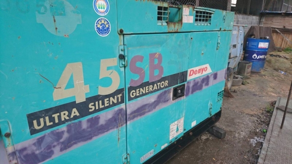 DCA45SBH2-เครื่องปั่นไฟ 37/45kva. DCA45SBH2 #3707867 37/45kva. ULTRA SILENT Denyo Generator by OEK