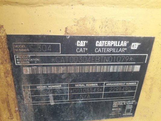 ขาย CATTERPILLAR  304CR  เก่าญี่ปุ่นแท้  สภาพดี. เดิมๆๆ  มีลายแย๊ก  พร้อมหัวกะแทก  รถสวยสภาพดี  พร้อมใช้..โทร 089-3818694  ดวงนภา