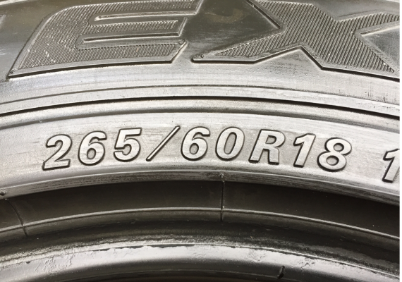 ยาง FALKEN 265 60 18 กลางปี14 ดอกเต็ม ใช้กันยาว ราคาไม่แพง