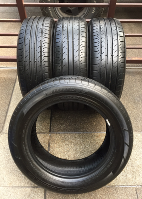 ยาง Dunlop 225 60 18 ปี15 ดอกเต็ม ไม่มีปะ ใช้กันยาว ราคาไม่แพง