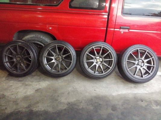 แม็ก XXR ขอบ 17 กว้าง 7.5 ออฟ 42 ใส่รถ 4 รู 100 พร้อมยาง 6900 บาท