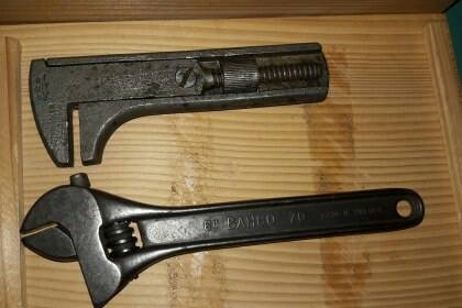 ขายประแจเลื่อนโบราณจระเข้สามดาว MADE IN GERMANY.มือสองสภาพดี