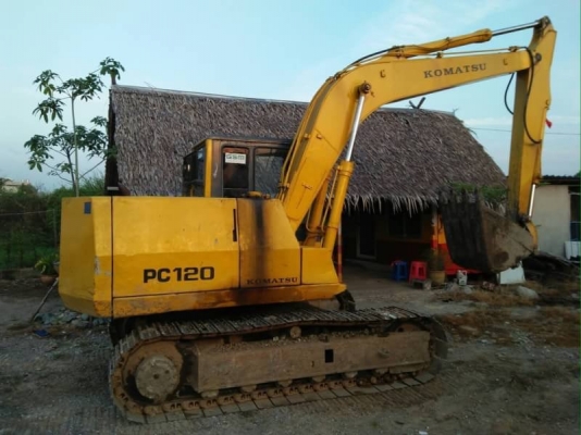 ขายรถแบคโฮ komatsu pc120-5 เครื่องเดิม ปั๊มเดิม เอกสารซื้อขาย