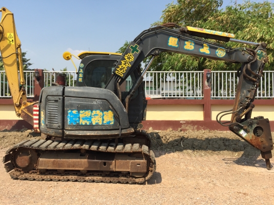 รถแบคโฮหัวกระแทกเก่าญี่ปุ่น KOBELCO SK60SR JAPAN