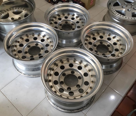 ล้อหยดน้ำ DUNLOP JAPAN ขอบ 15x8.5 -35 6รูกระบะ ออฟลึก ถูกๆ