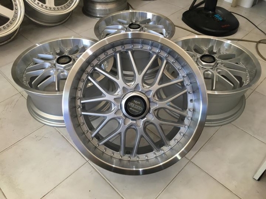 ขายล้อ MANARAY SPORT MJ9 ขอบ 17x7.5&quot; ET+46 5/100-114.3 ประมูลญี่ปุ่น