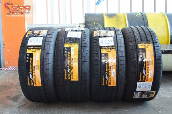 CONTINENTAL MC5 245/40R18 เส้นละ 3,800 บาท