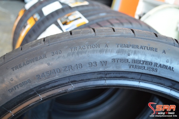 CONTINENTAL MC5 245/40R18 เส้นละ 3,800 บาท