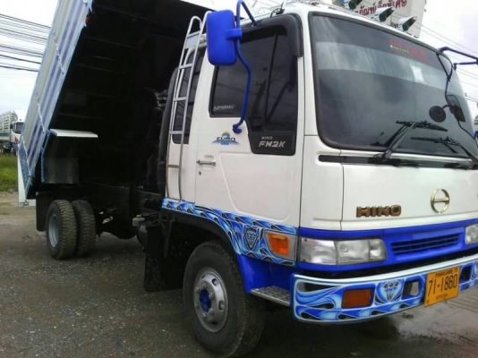 ขายรถสิบล้อดัมพ์ HINO 2K เครื่อง 240 แรง ปี 40 เครื่องเดิม เกียร์เดิม ยางใหม่ แอร์เย็น มีระบบลากพ่วง ทะเบียนพร้อม