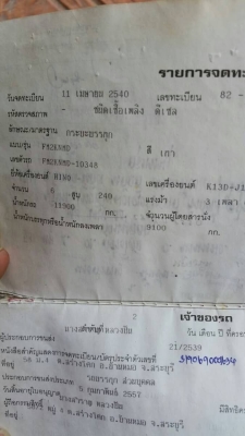 ขายรถสิบล้อดัมพ์ HINO 2K เครื่อง 240 แรง ปี 40 เครื่องเดิม เกียร์เดิม ยางใหม่ แอร์เย็น มีระบบลากพ่วง ทะเบียนพร้อม ขายรถสิบล้อดัมพ์ HINO 2K เครื่อง 240 แรง ปี 40 เครื่องเดิม เกียร์เดิม ยางใหม่ แอร์เย็น มีระบบลากพ่วง ทะเบียนพร้อม