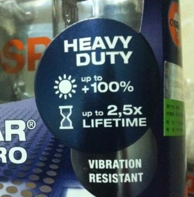 หลอดไฟหน้าสิบล้อ H4 24V. สว่างขึ้น 100\% หลอดไฟหน้าสิบล้อ H4 24V. สว่างขึ้น 100\%