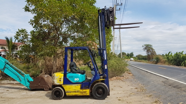 ขายด่วนรถยกดีเซลKOMATSU FD20-14 ยก2.0ตันเสาสูง3เมตรงาหมูนได้หนีบได้รถนอกนำเข้ายังไม่เคยใช้งานในเมืองไทยเลย