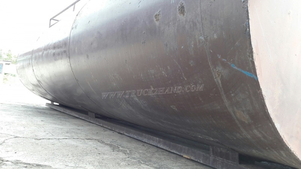 ถังน้ำตั้งพื้นหรือบนกระบะรถได้ ขนาดยาว 3.60 เมตร ขนาดกว้าง 2.00 เมตร ขนาดบรรจุ 6,000 ลิตร มี 3 ลูก