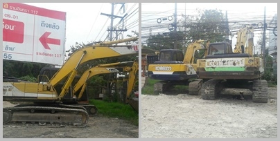 ขายยกชุด 2 คัน รถแบ็คโฮยี่ห้อ KOBELCO   รุ่นSK200 MARK3   เครื่องดี   ปั้มดี   ช่วงล่างแน่น   เอวไม่หลวม   โซ่เต็ม ไฟฟ้า  มีเล่มทะเบียน
