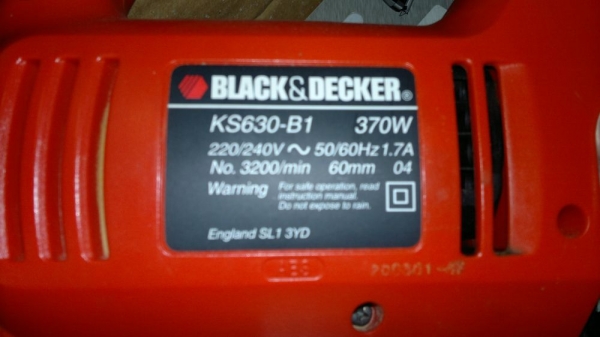 ขายเลื่อยจิ๊กซอว์ Black & Decker สภาพใหม่ เก่าเก็บ ขายเลื่อยจิ๊กซอว์ Black & Decker สภาพใหม่ เก่าเก็บ