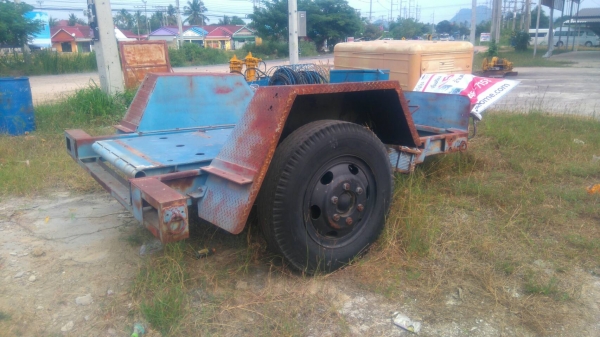 ขายด่วน รถพ่วง สำหรับใส่แม้คโคร 30000 บาทเท่านั้น