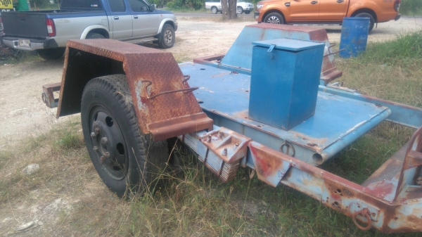 ขายด่วน รถพ่วง สำหรับใส่แม้คโคร 30000 บาทเท่านั้น