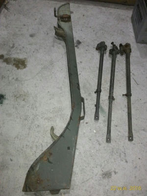 รางปืน เสากระจก  จิ๊ปทหาร แท้ๆๆ ถาดรองถังน้ำมัน