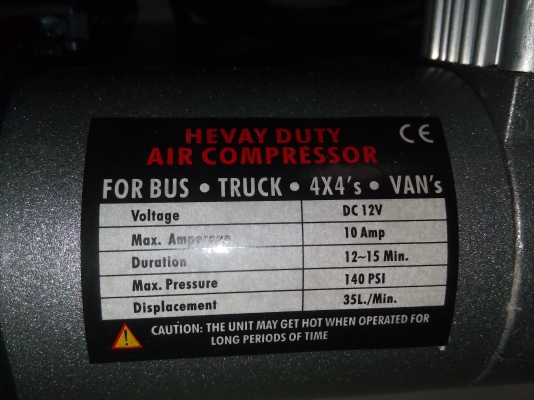 ปั๊มลมพกพา  heavyduty for bus truck 4x4 van  เหมาะสำหรับติดรถไว้ยามฉุกเฉิน