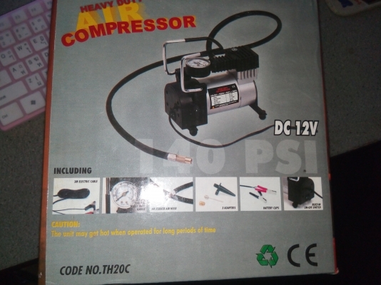 ปั๊มลมพกพา  heavyduty for bus truck 4x4 van  เหมาะสำหรับติดรถไว้ยามฉุกเฉิน