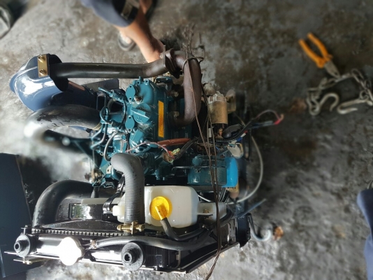 เครื่องยนต์ kubota 2สูบ 13แรงม้า สภาพครบชุด พร้อมใช่งาน นำเข้าจากญี่ปุ่น สภาพสวย