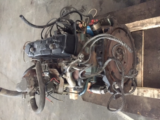 ขายเครื่องโฟล์คลิฟท์รถยกเบนซิน NISSAN H20  เครื่องนอกเก่าญี่ปุ่นสภาพพร้อมวางเครื่องสวยมากพร้อมใช้