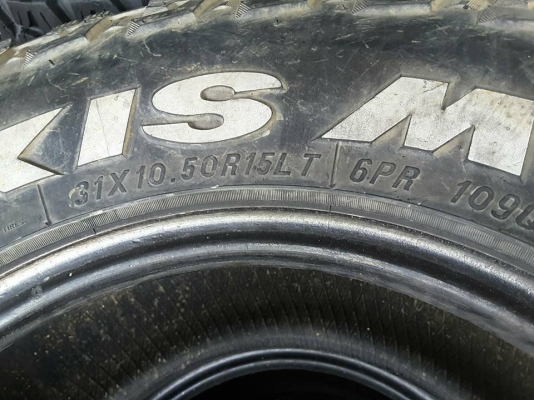 Maxxis MT764 ขนาด 31/10.5/15 ปี12 สภาพสวยๆ 1ชุด Maxxis MT764 ขนาด 31/10.5/15 ปี12 สภาพสวยๆ 1ชุด