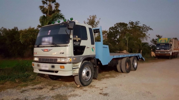 ขายรถสิบล้อเทเลอร์ HINO 3H เครื่อง 195 แรง 2 เพลา รถสวยพร้อมใช้งาน